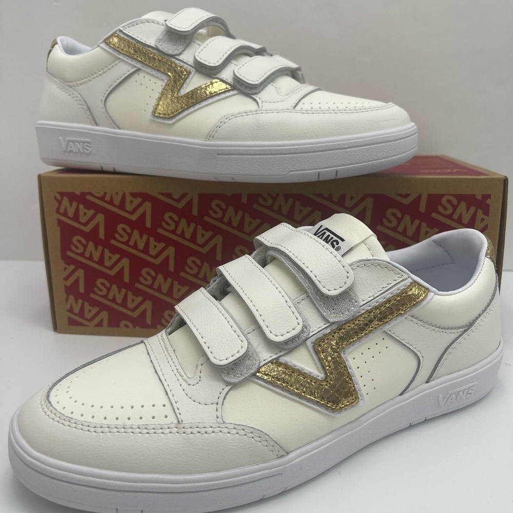 Vans WMNS Lowland Cc Velcro (Metallic V) Marshmallow/Gold Sneakers 
VN0A5DY89QT - Picture 11 of 16